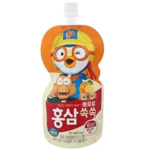 Nước trái cây Pororo hồng sâm vị cam 100 ml