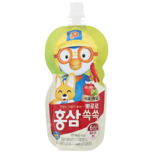 Nước trái cây Pororo hồng sâm vị táo 100ml