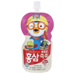 Nước trái cây Pororo hồng sâm vị nho 100 ml